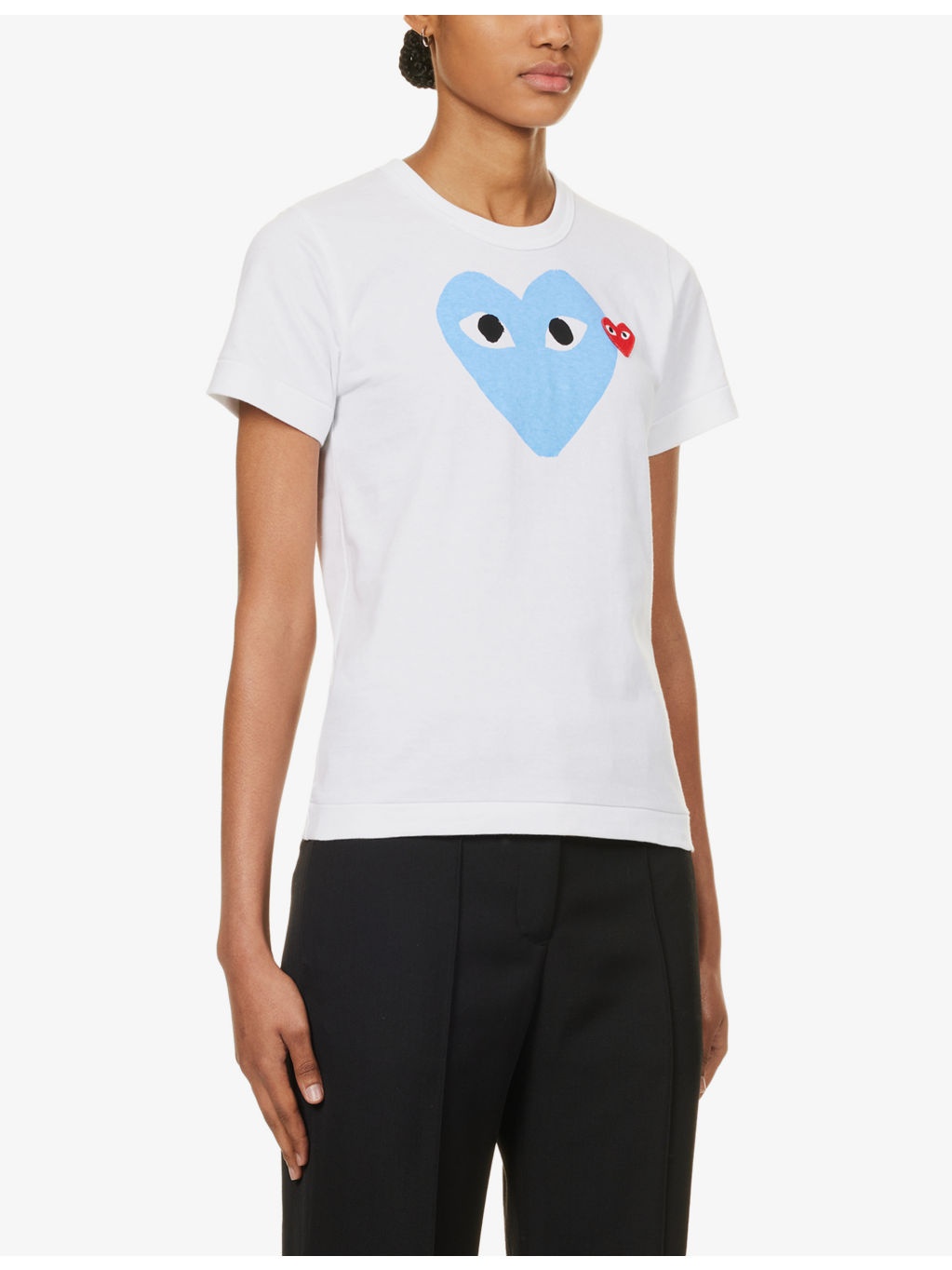 2 Heart-print cotton-jersey T-shirt - 4