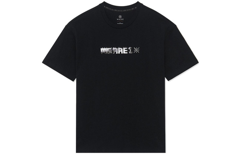Li-Ning x Glare Way Of Wade Graphic T-shirt 'Black' AHSS643-1 - 1
