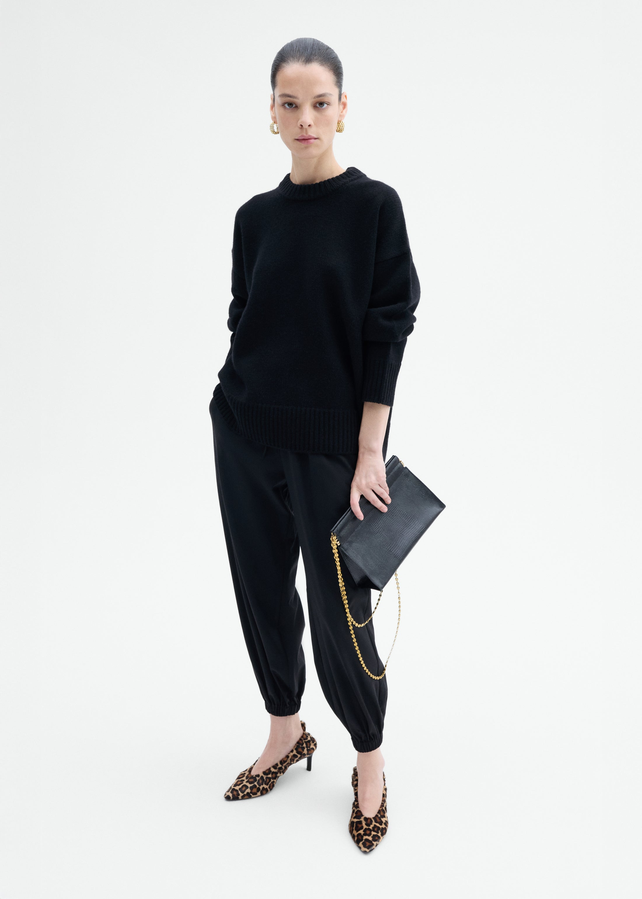 Boyfriend Crew Neck in Wool Cashmere - 3