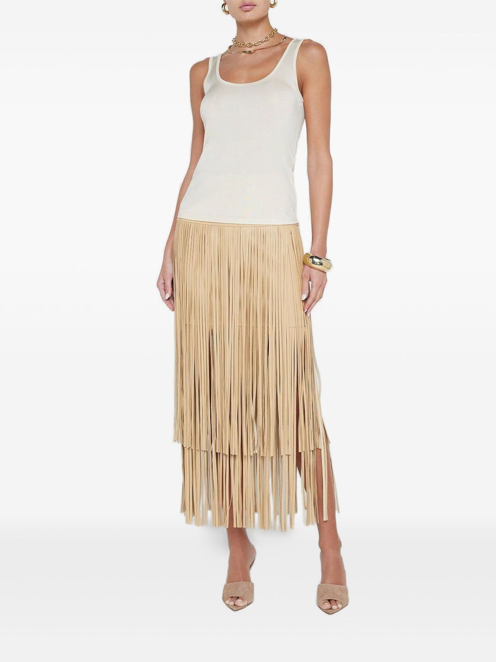 Chrissy scoop-neck tank top - 1