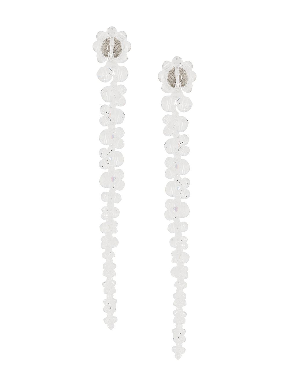 beaded drop earrings - 1