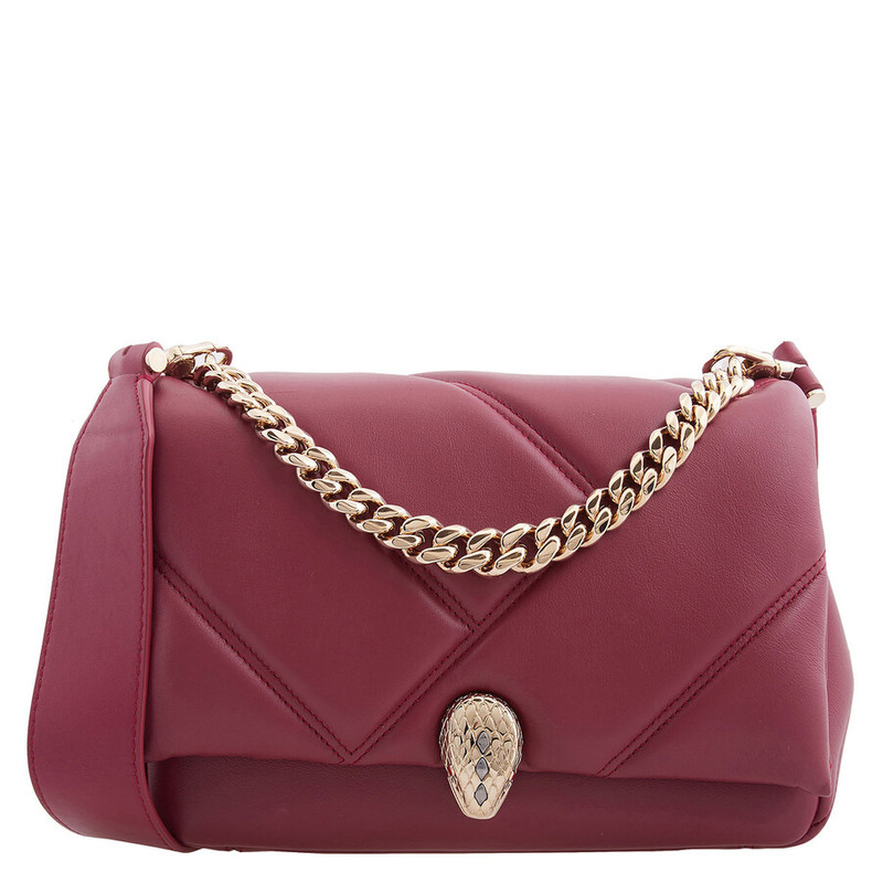 Bvlgari Serpenti Cabochon Maxi Chain Shoulder Bag - 1