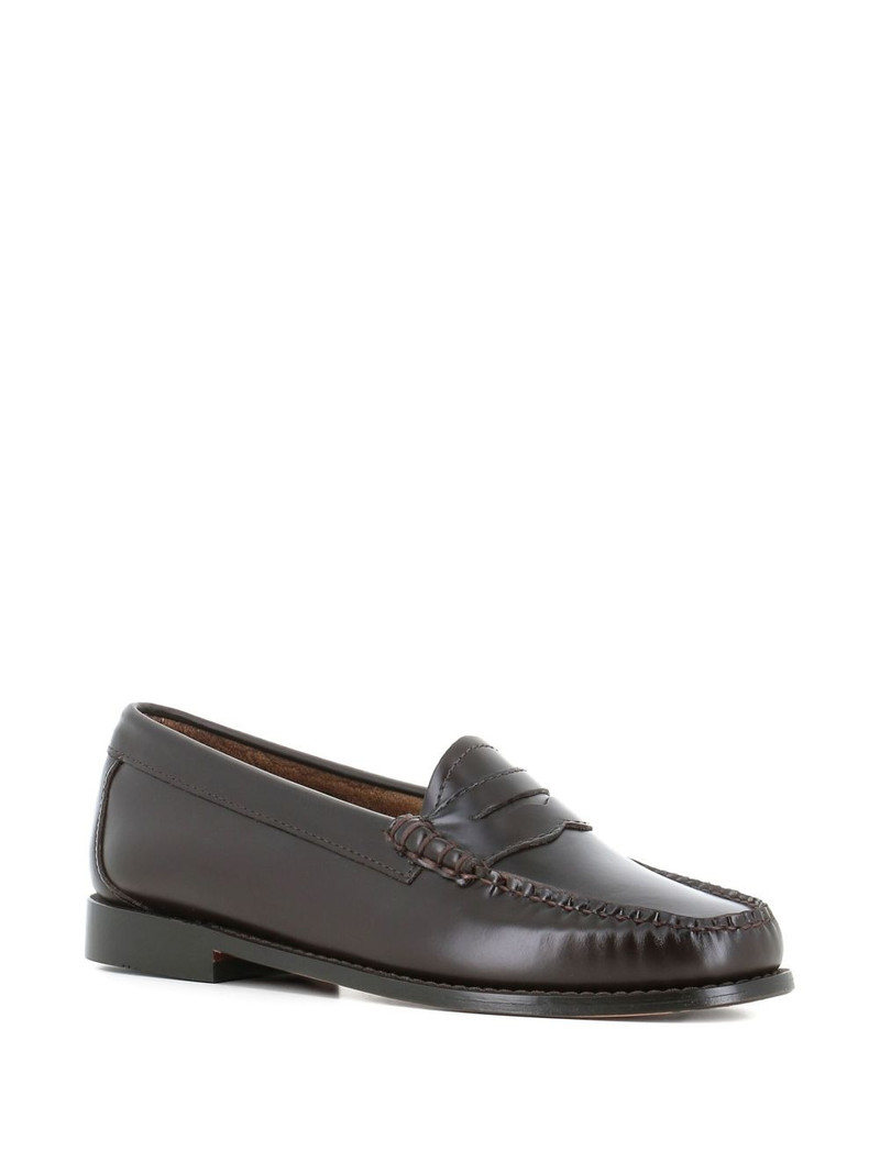 G.H.BASS leather penny loafers outlook