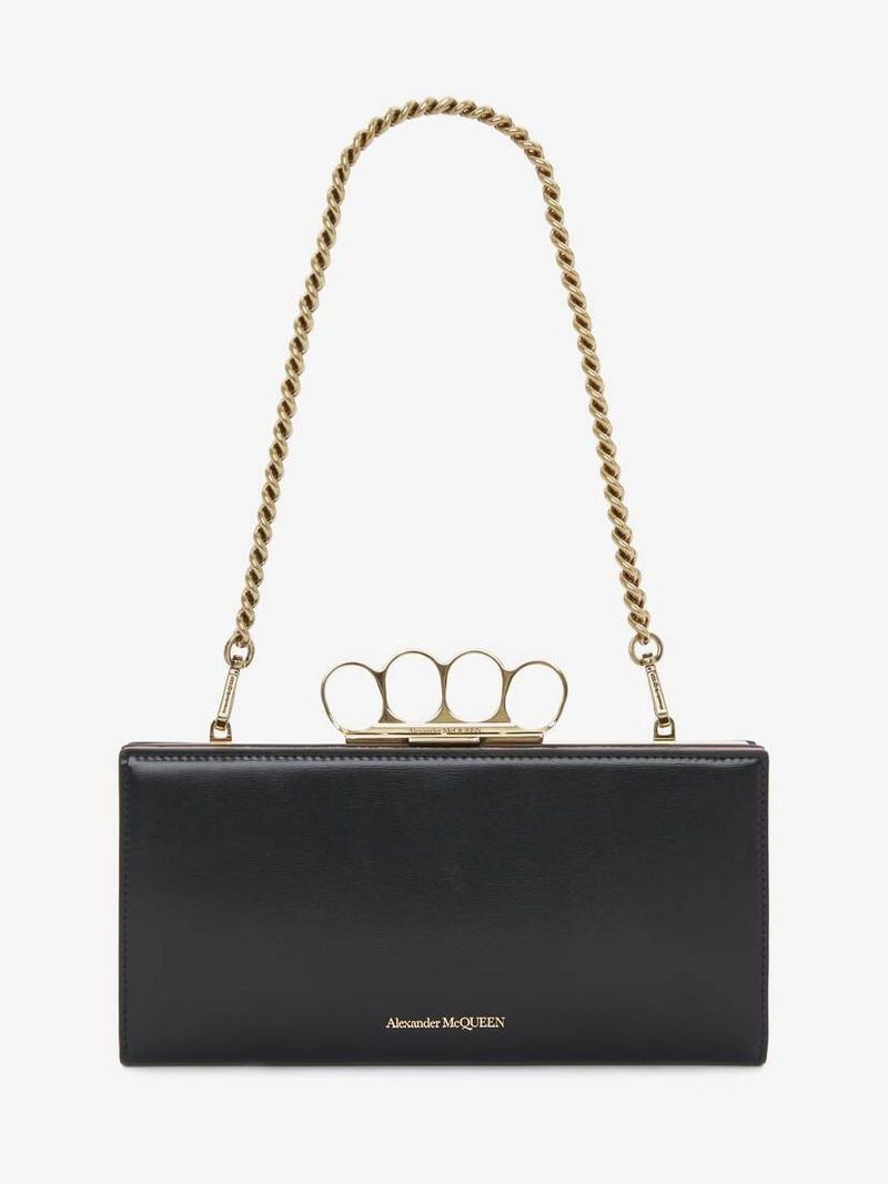 The Four Ring Case With Chain in Black 5