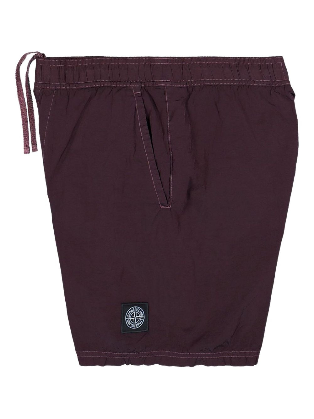 logo-patch swim shorts - 3
