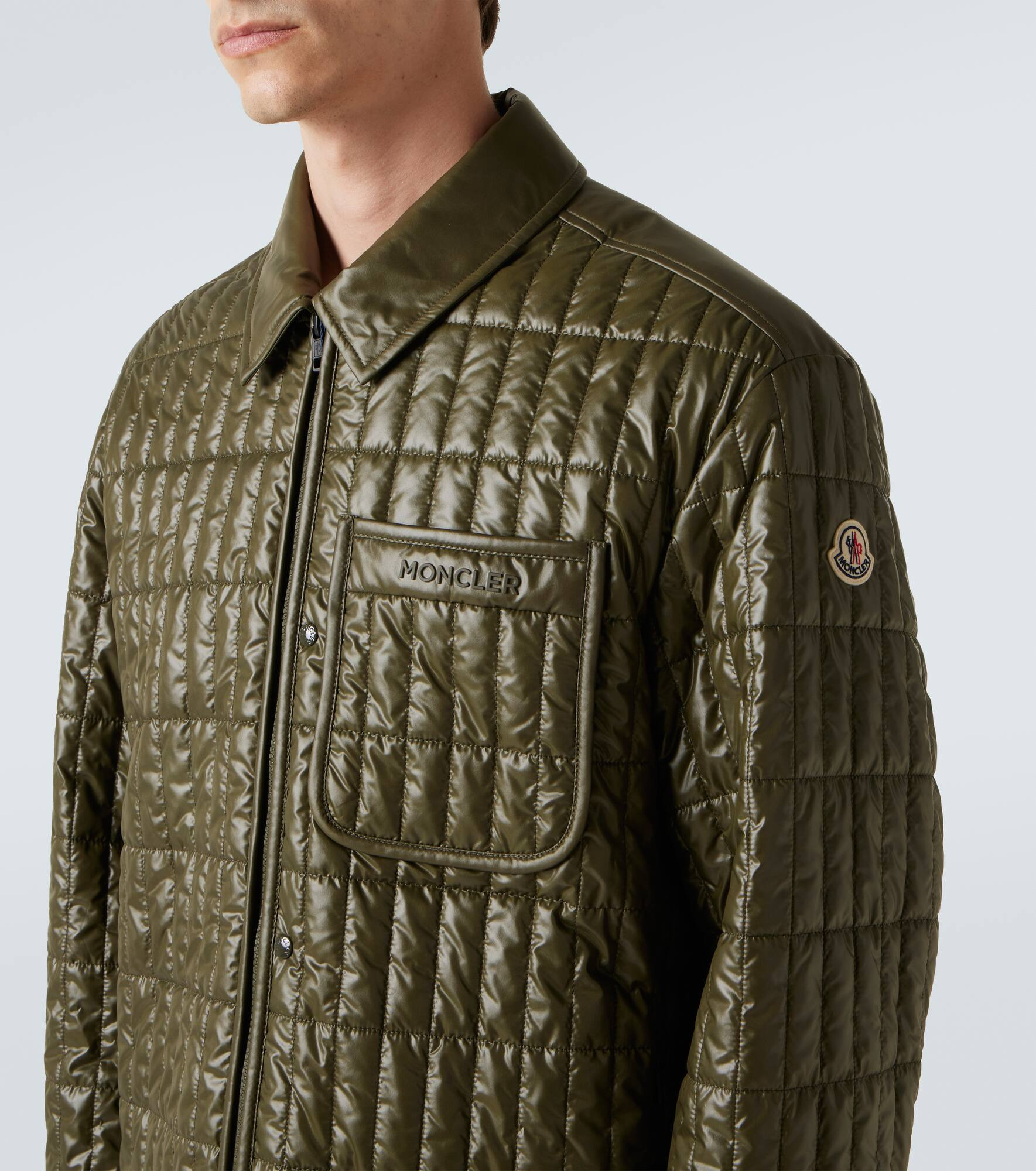 Madiere padded quilted shirt jacket - 5