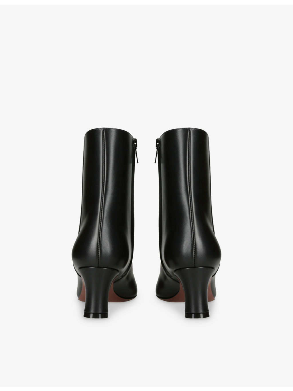 VLogo Signature 55 Leather Heeled Ankle Boots - 4