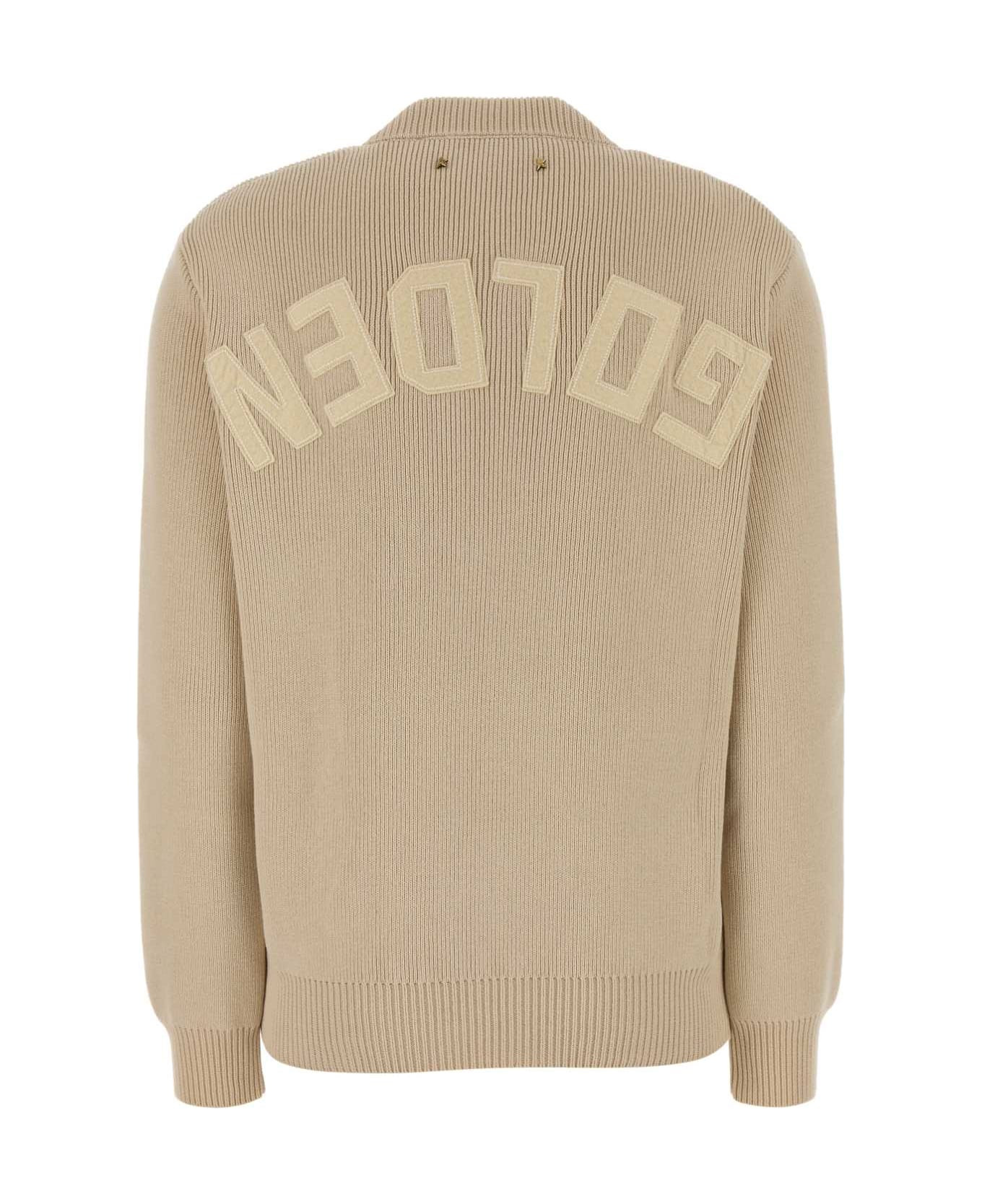Beige Stretch Cotton Blend Dany Sweater - 2