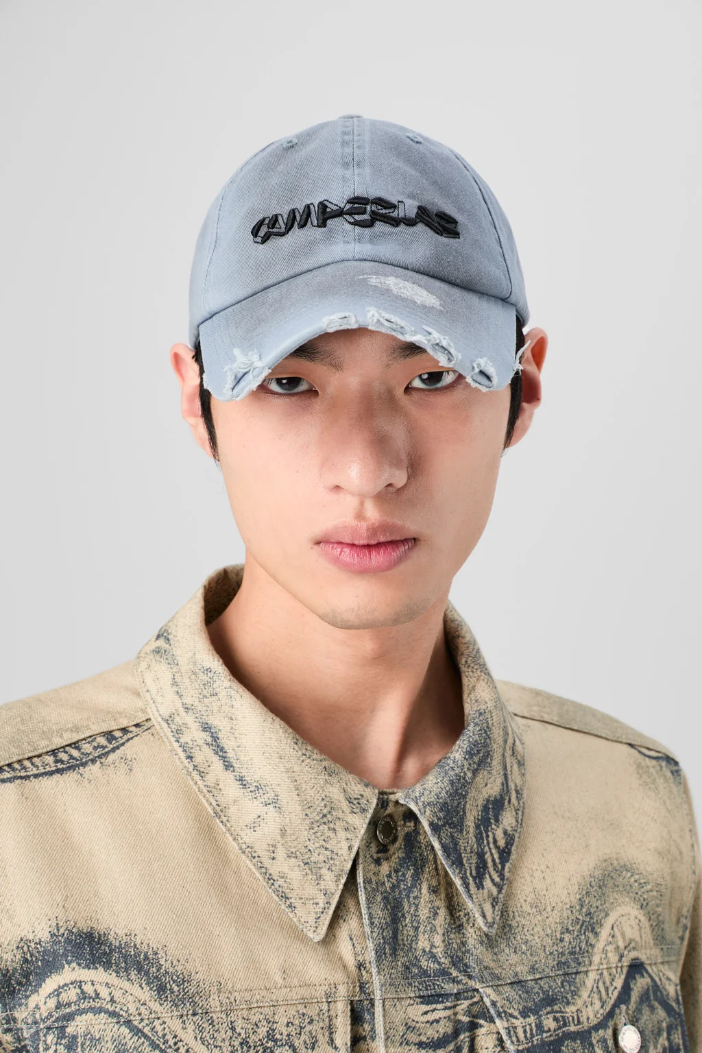 Gray sprayed cap - 1