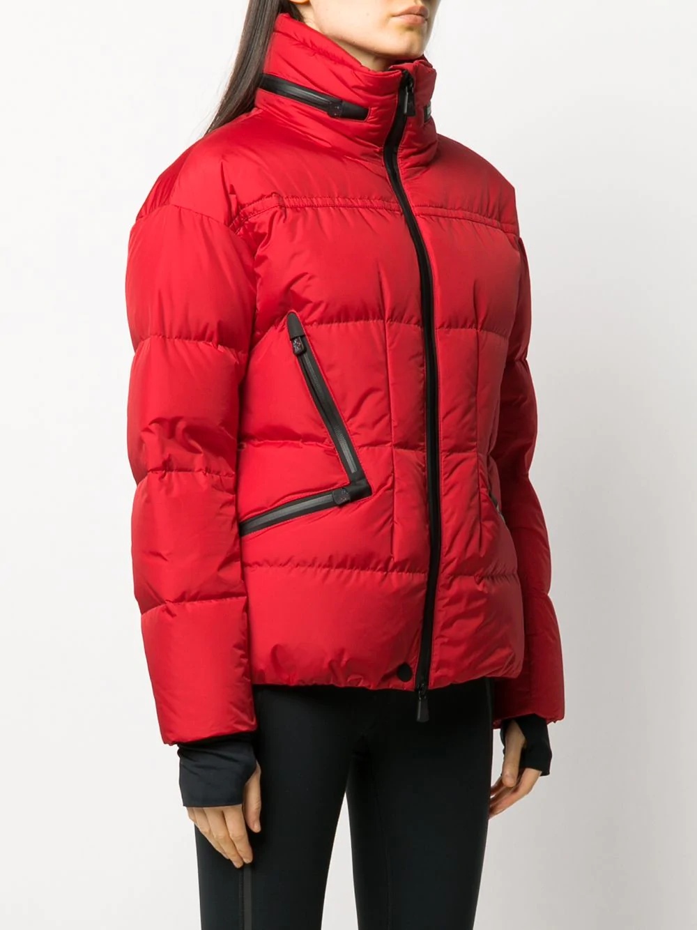 zipped puffer jacket  - 3