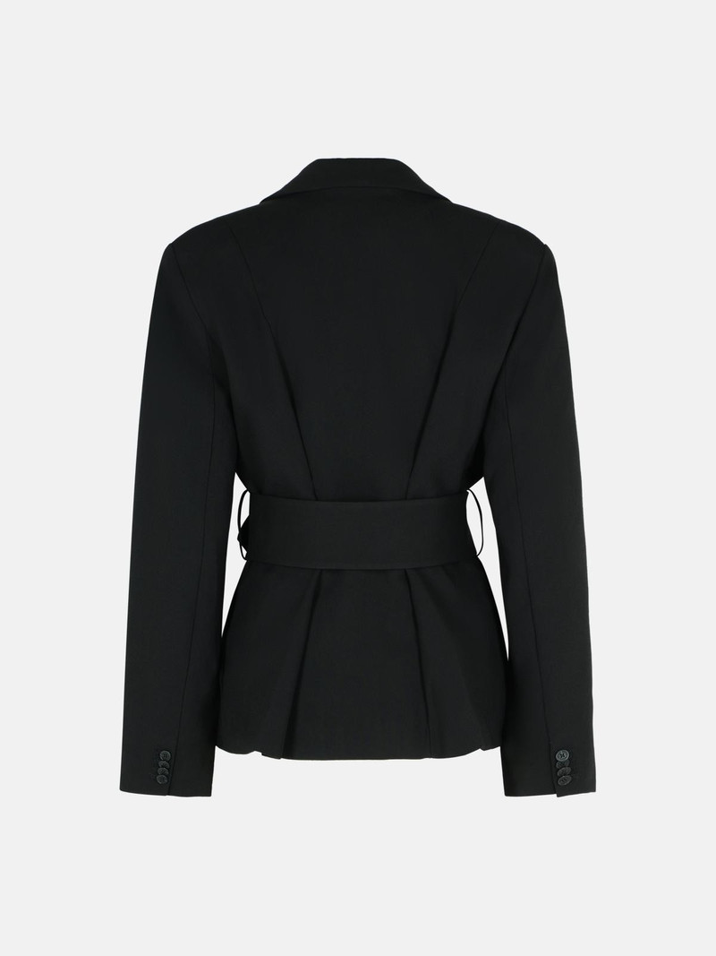 ROTATE 'LARINA' BLACK POLYESTER BLAZER outlook