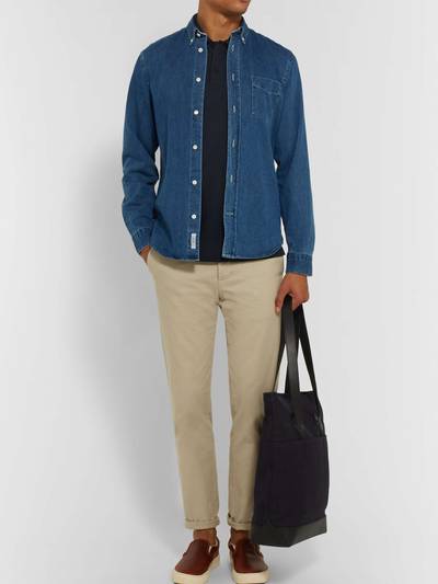 Sunspel Riviera Slim-Fit Cotton-Mesh Polo Shirt outlook
