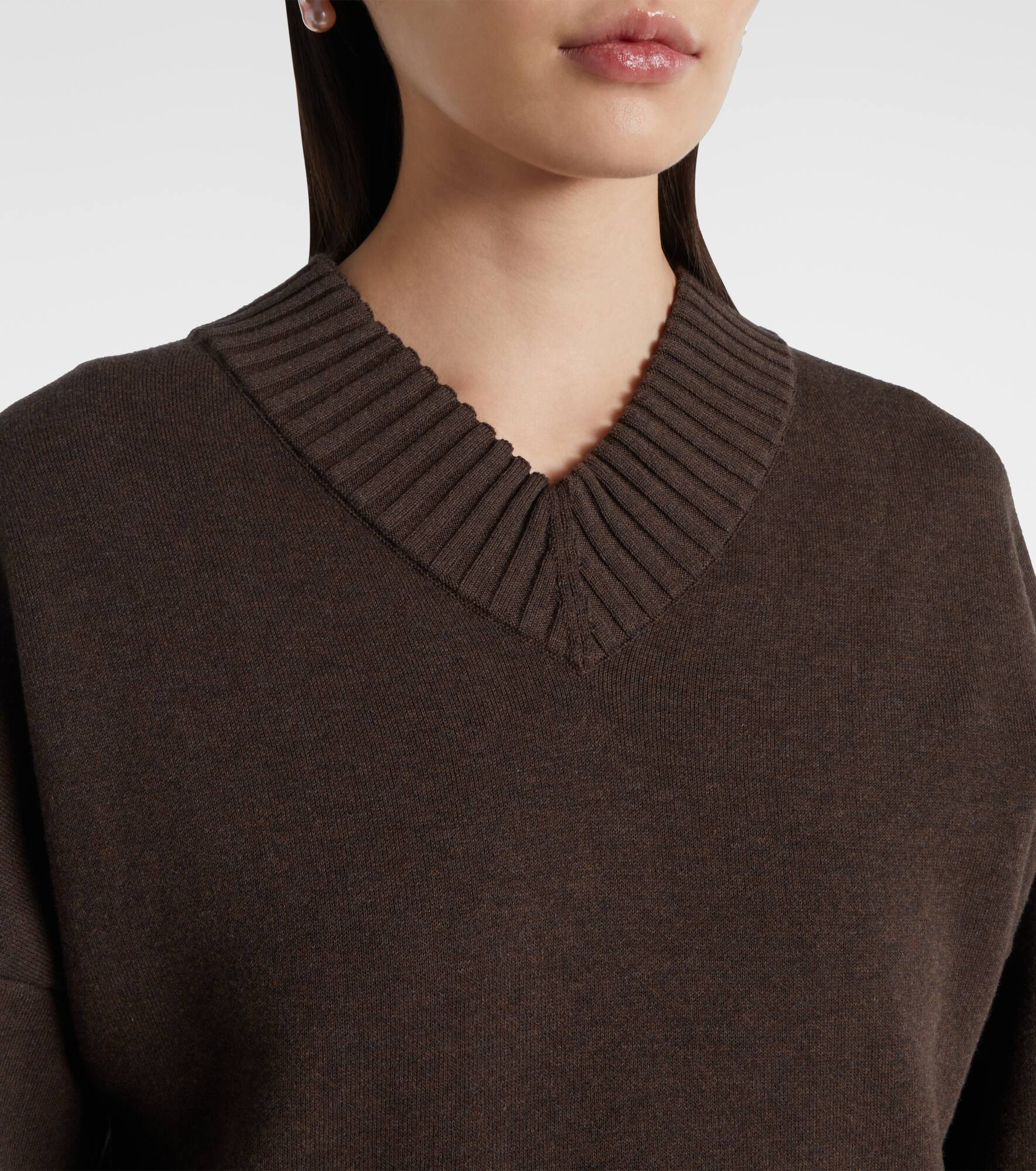 Cotton-blend sweater - 4