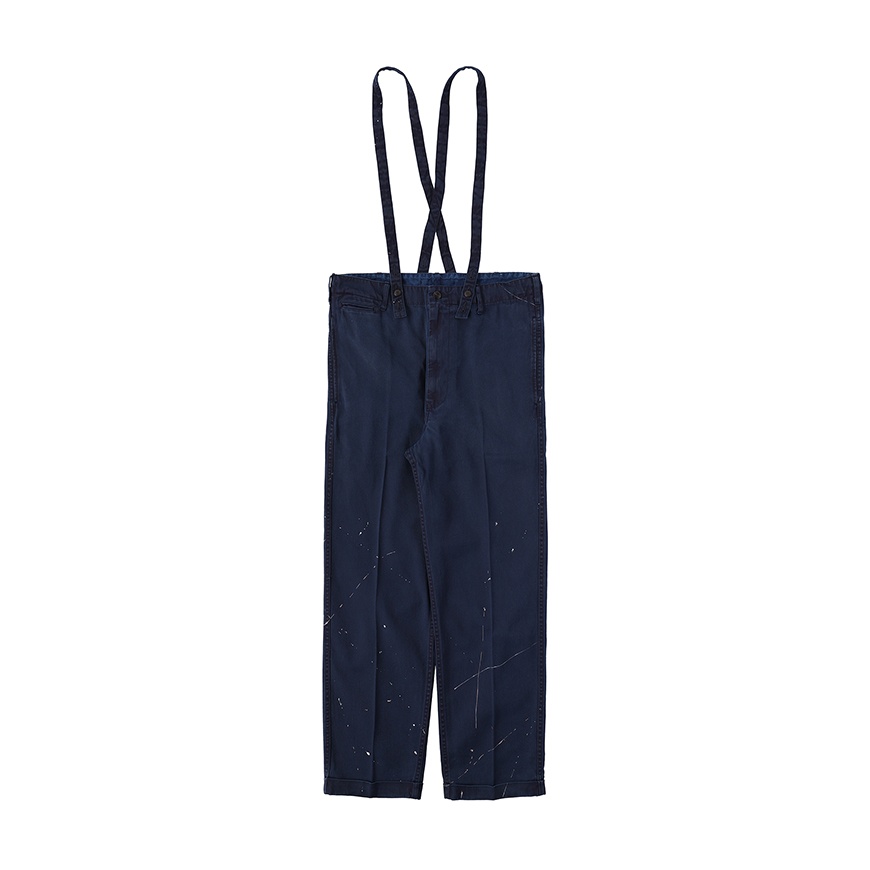 CAMUS BRACES PANTS WD INDIGO - 1