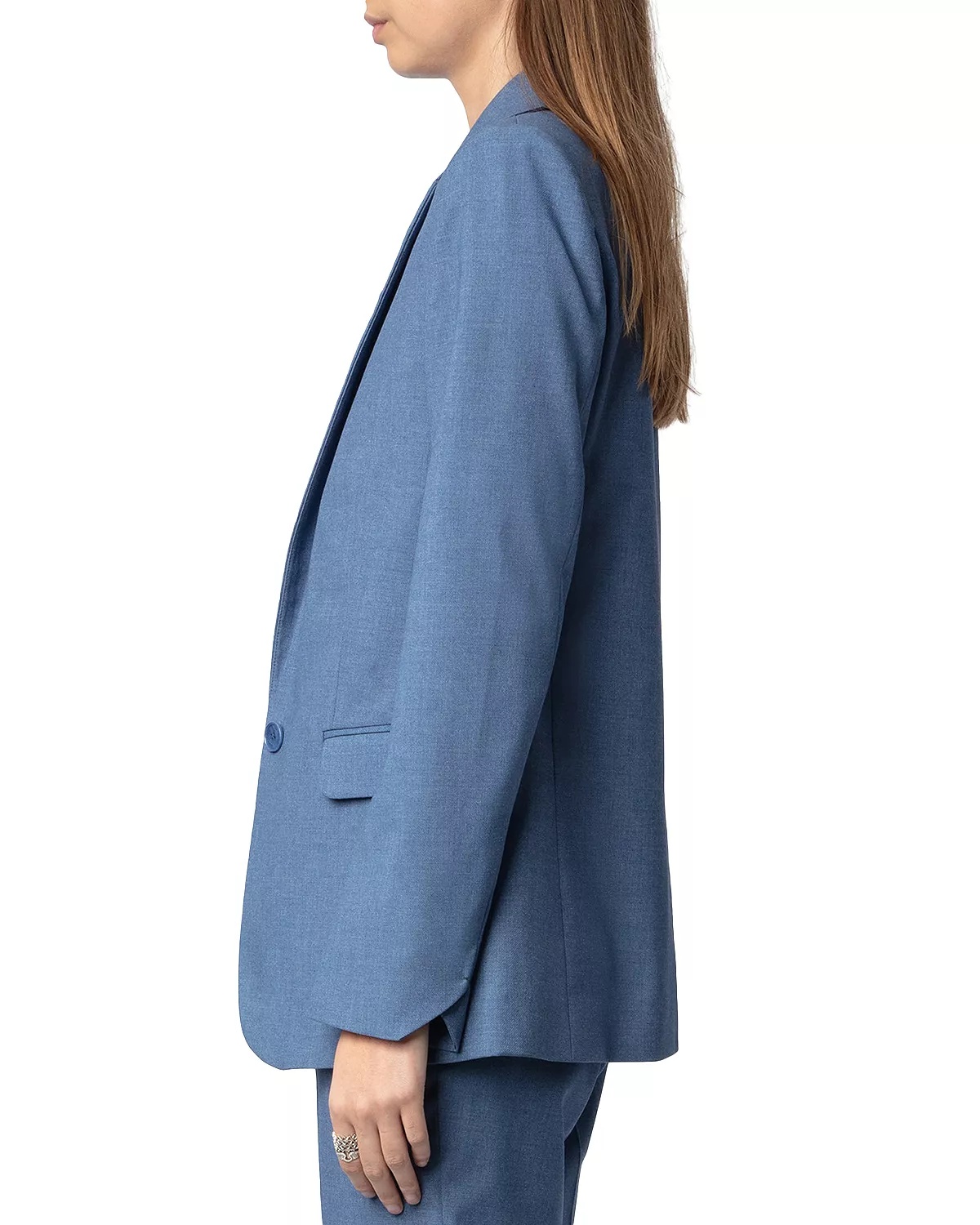 Rhinestone Embellished Blazer - 4