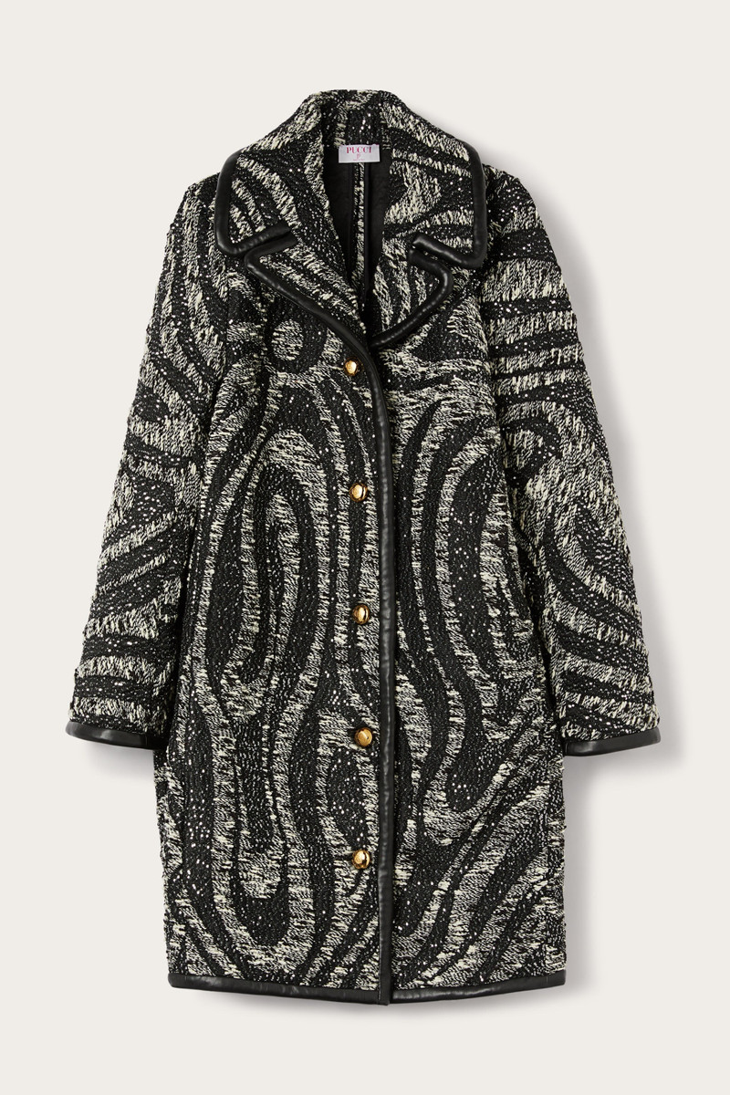 TWEED COAT WITH MARMO PATTERN 1