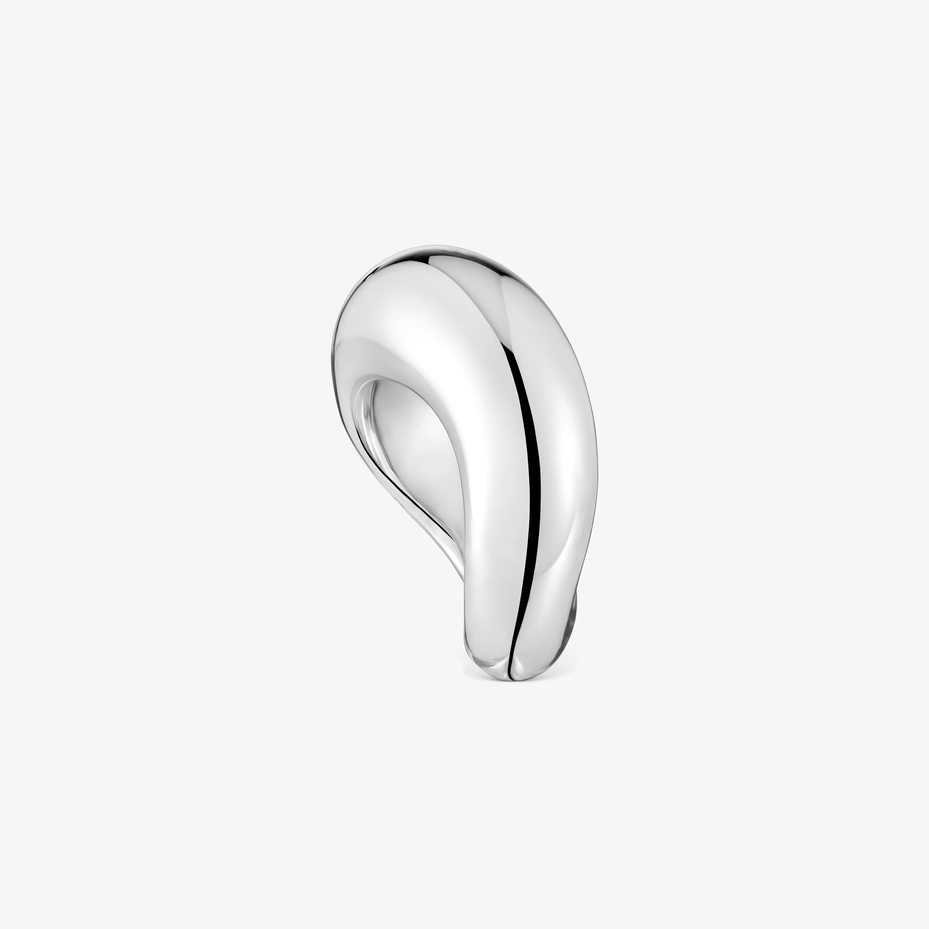Medium silver Ring Galia Basics - 1