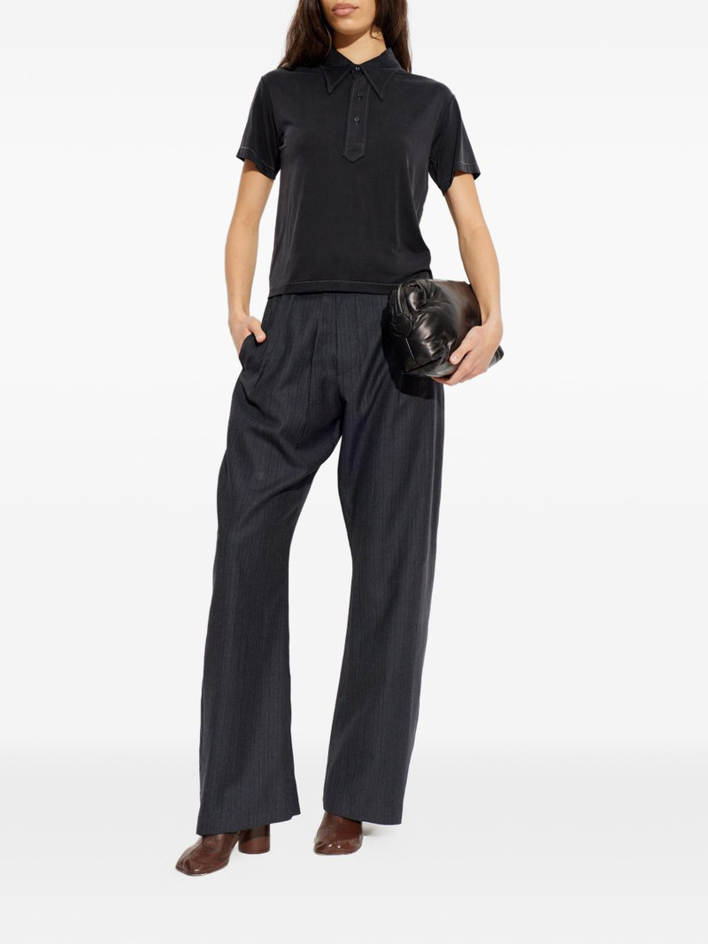 Maison Margiela button short-sleeve polo top outlook