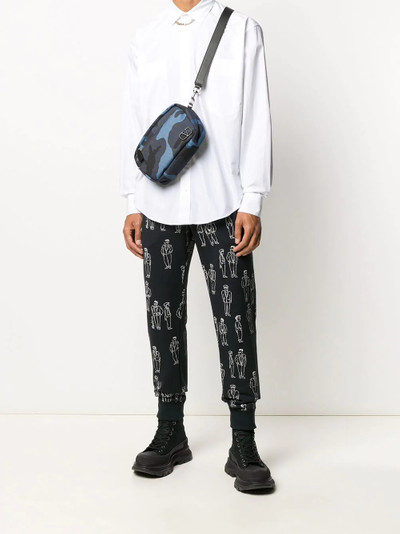 Moschino printed track pants outlook