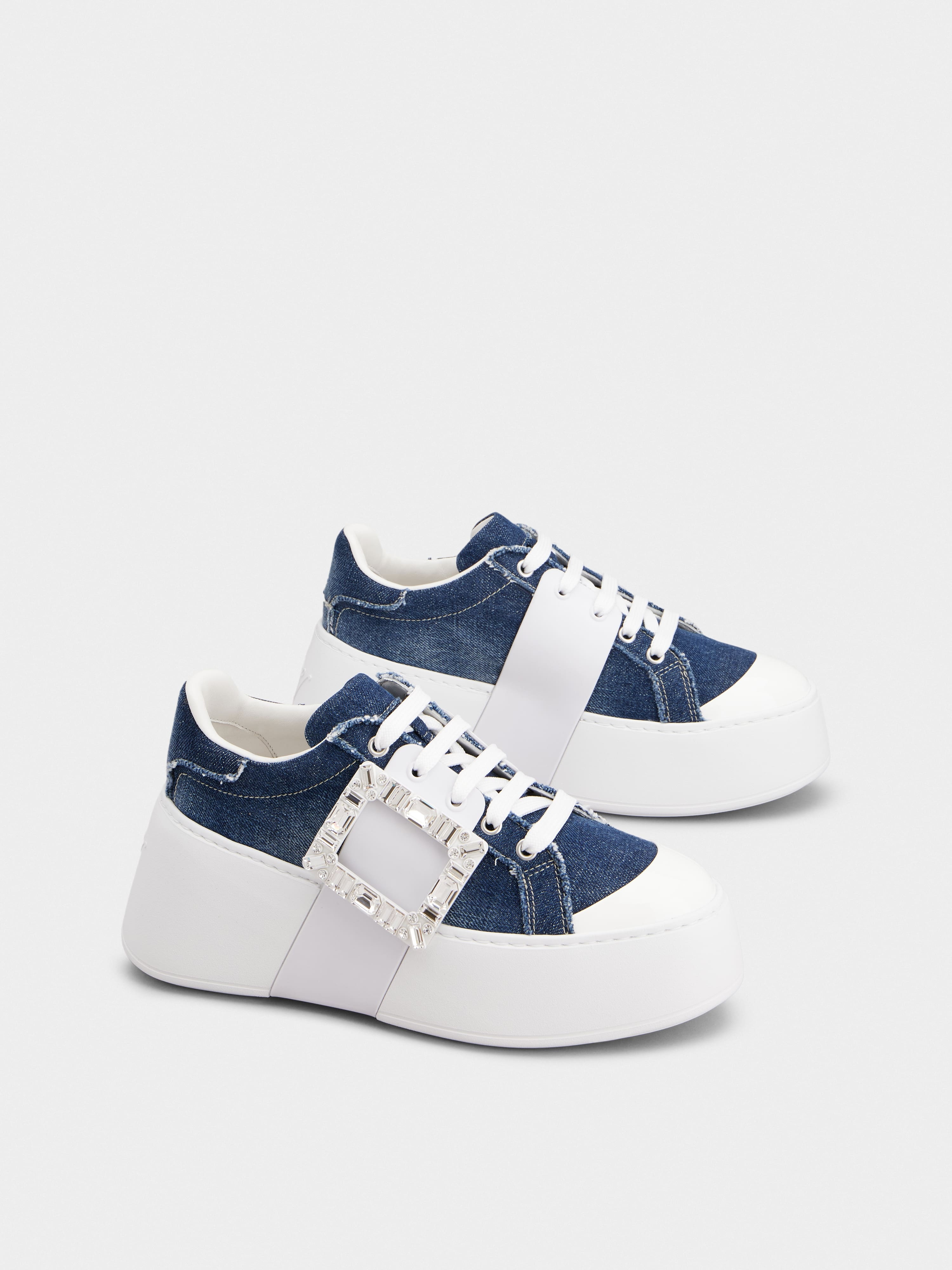 Viv' Skate Sneakers in denim - 2