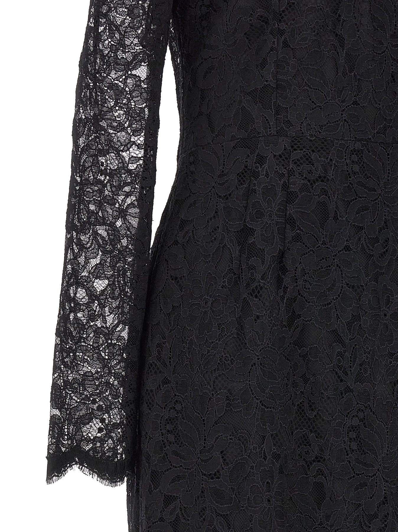 Lace Dress Dresses Black - 4
