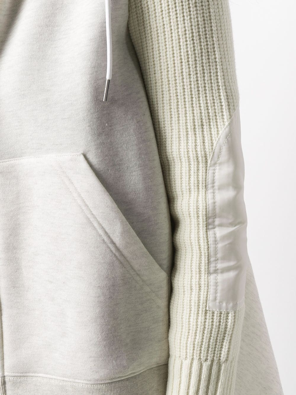 zip-through hooded cardigan - 5