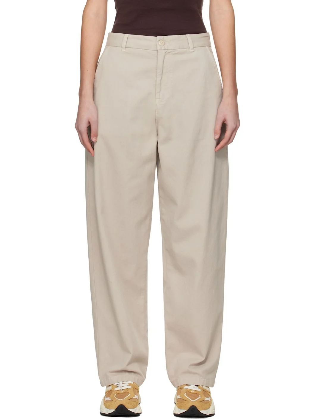 Beige Brady Trousers - 1