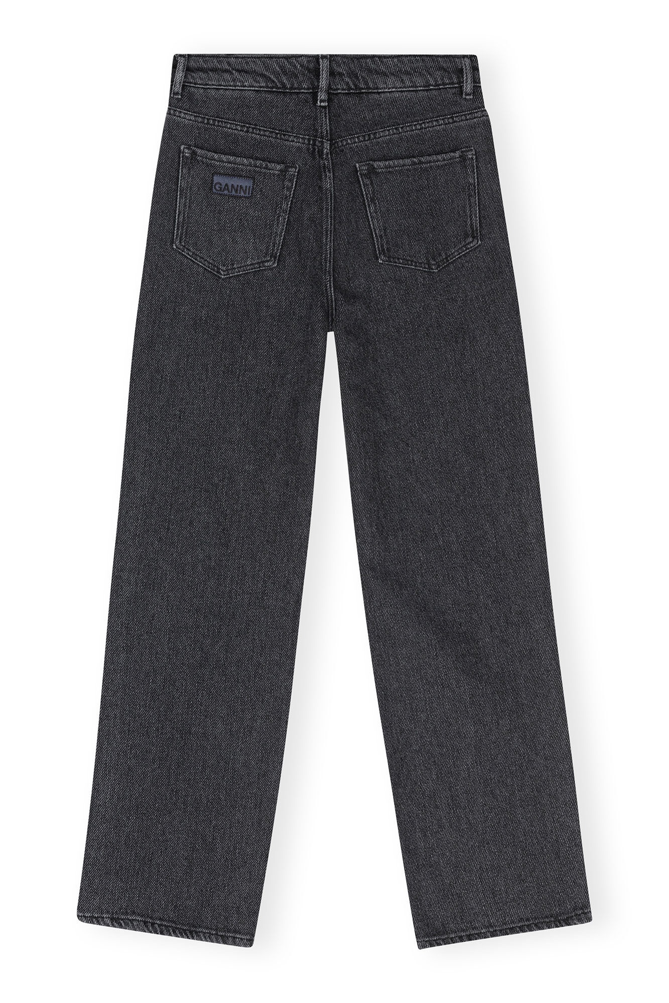 WASHED BLACK IZEY DRAWSTRING JEANS - 5
