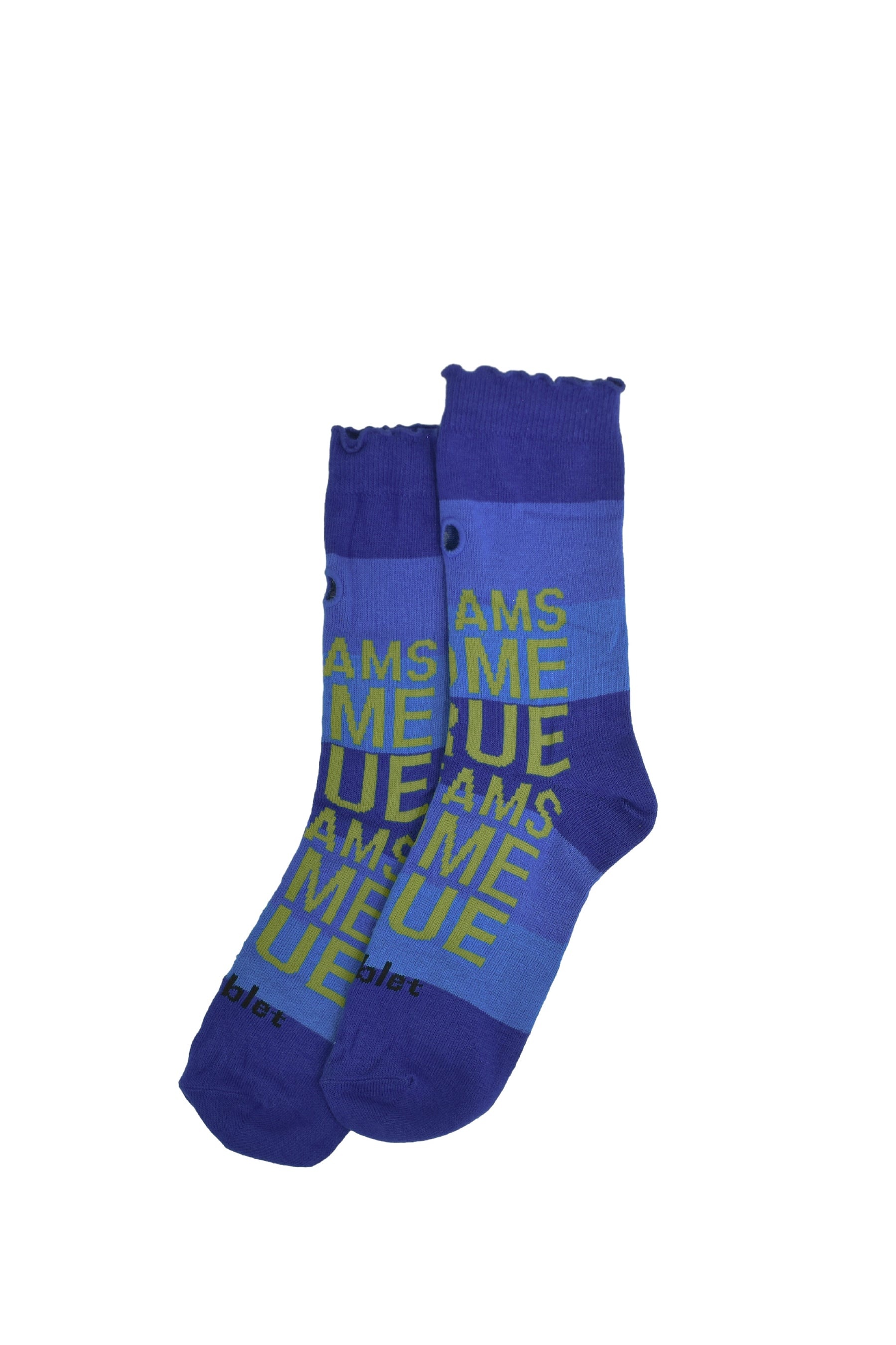 A ROSE SOCKS / BLU - 2