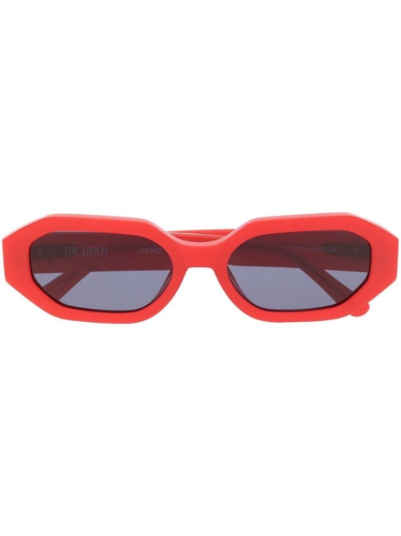 Irene rectangular-frame sunglasses - 1