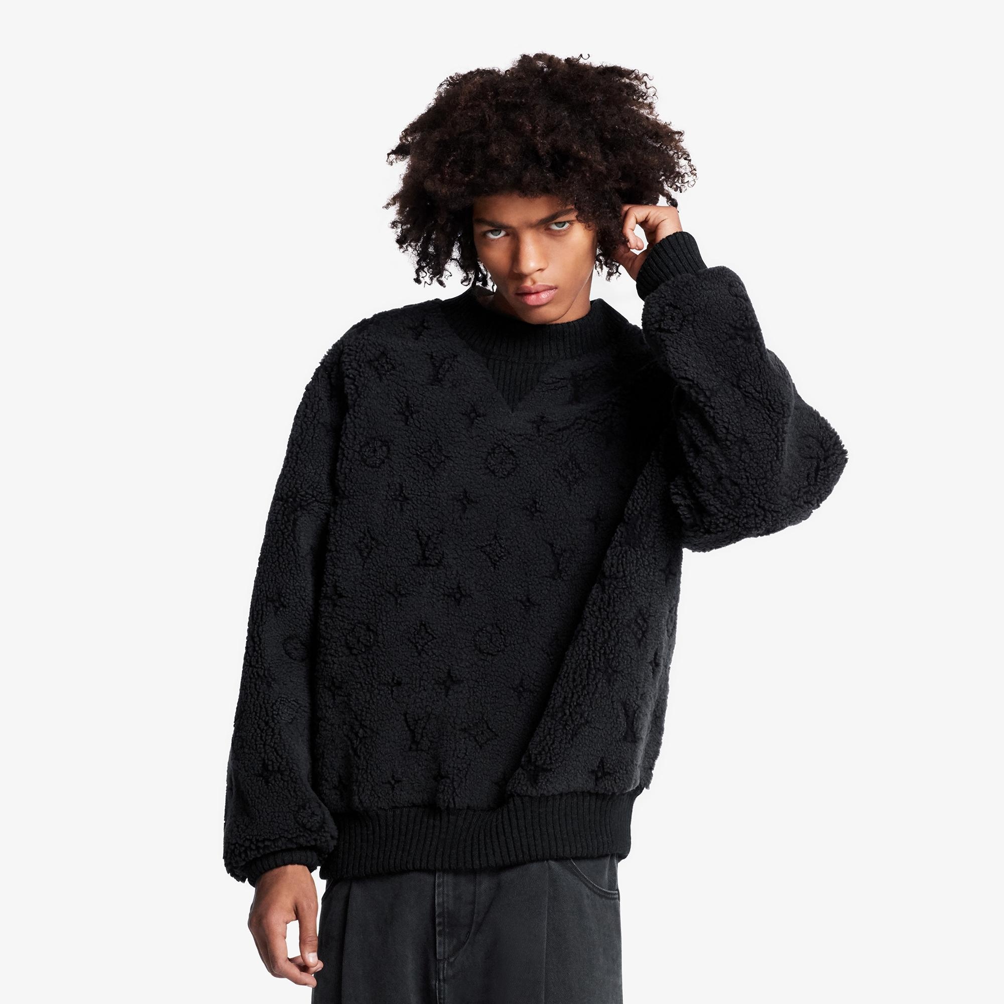 Monogram Shearling Crewneck - 3