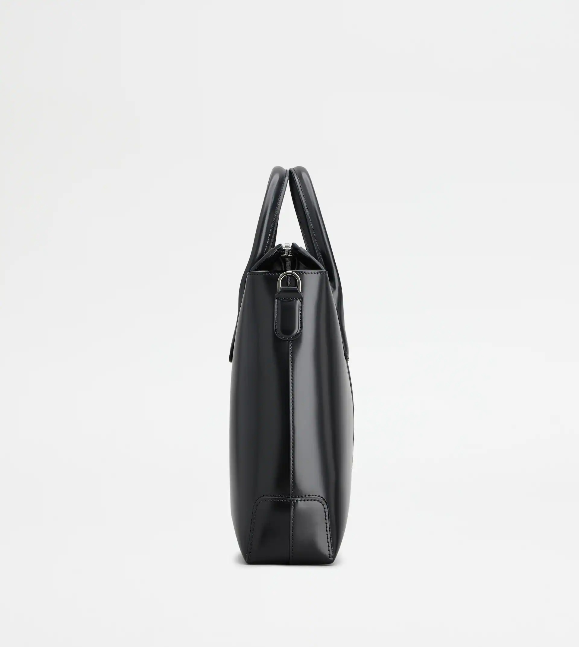 TOD'S DI BAG BRIEFCASE IN LEATHER MEDIUM - BLACK - 2