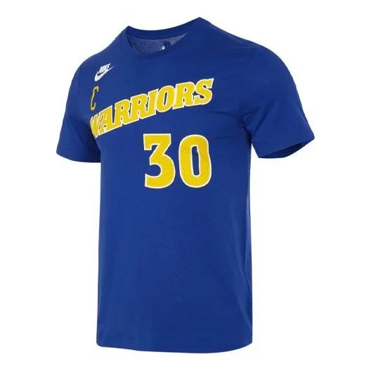 Nike x NBA Gold State Warriors Stephen Curry T-Shirt 'Blue' DV6863-497 - 1