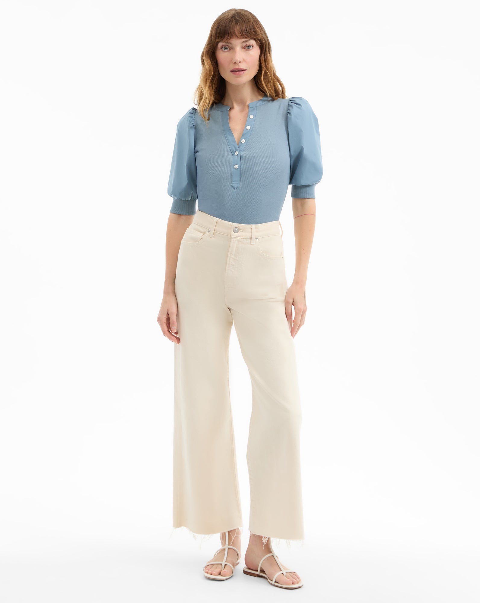 CORALEE PUFF-SLEEVE TEE - 3