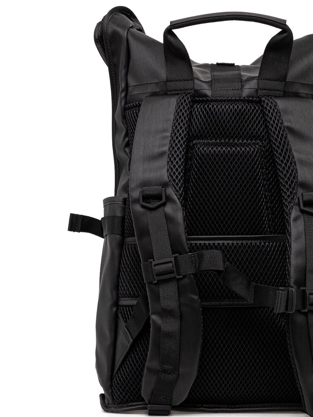 roll-top panelled backpack - 3