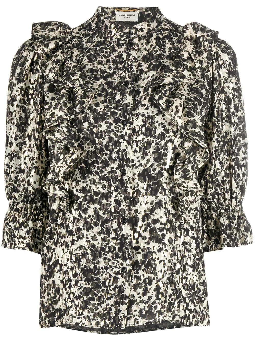 abstract-print blouse - 1