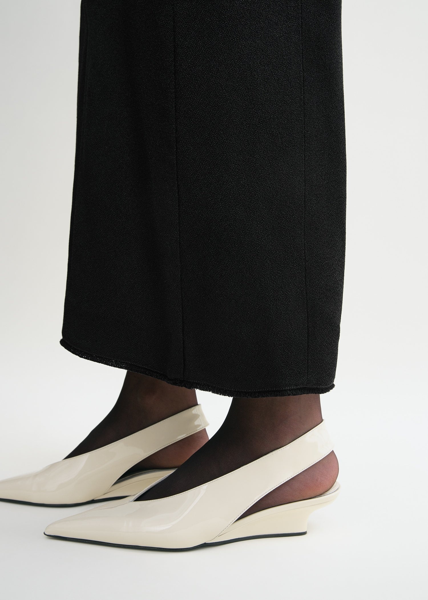 The Wedge-Heel Slingback bleached sand - 2