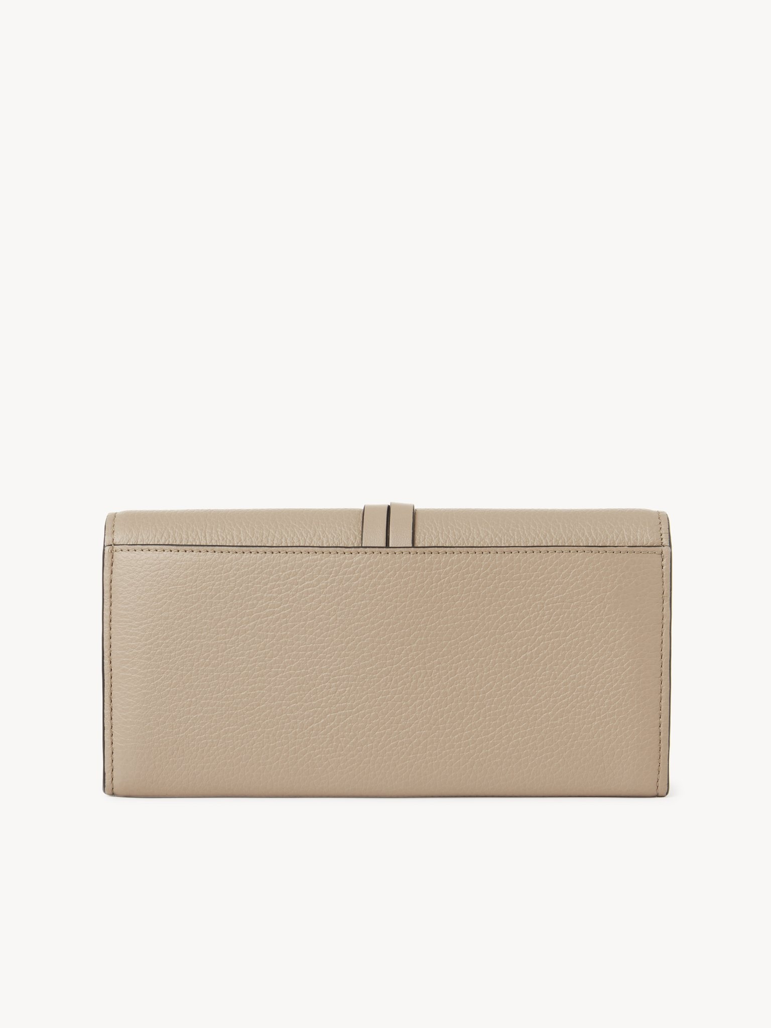 ALPHABET WALLET WITH FLAP IN GRAINED LEATHER - 2