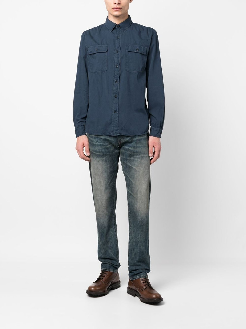 RRL by Ralph Lauren straight-leg washed denim jeans outlook