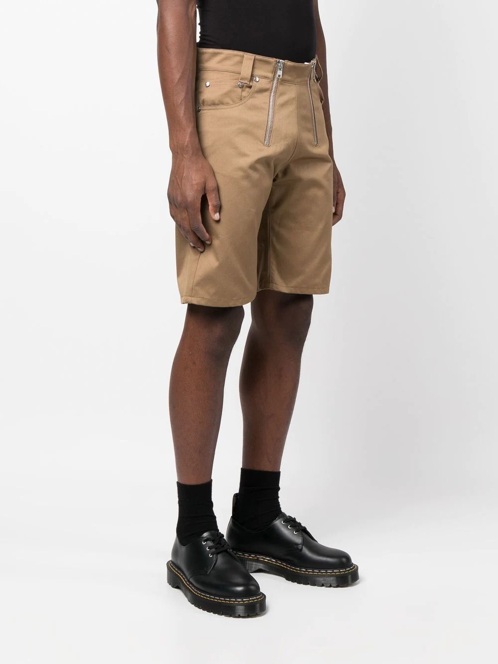 double-zip Bermuda shorts - 3