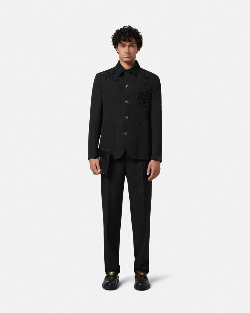 VERSACE Wool Formal Pants outlook