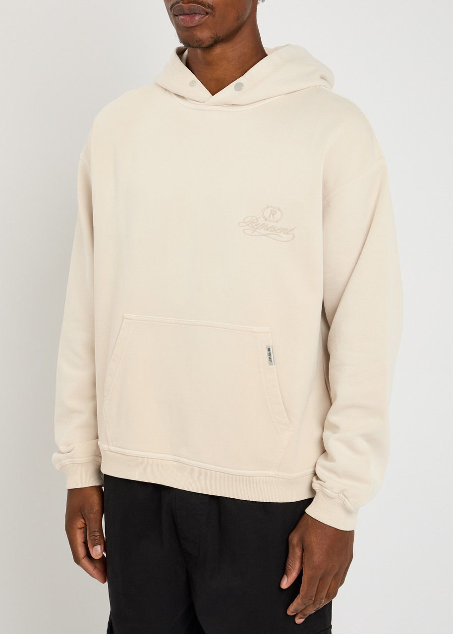 Represent Grand Vintage Embroidered Hooded Cotton Sweatshirt - 2