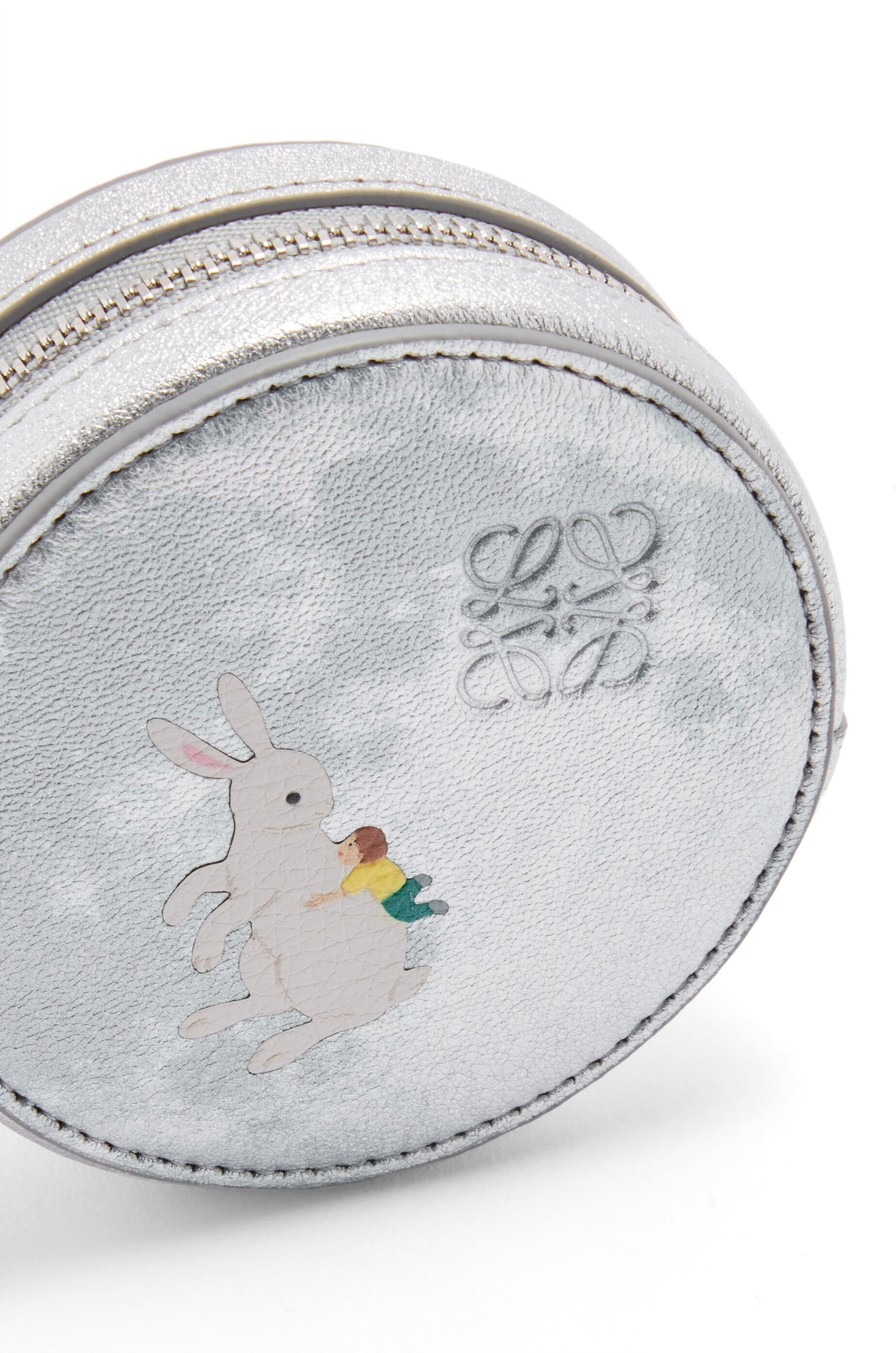 Bunny large cookie coincase in nappa calfskin - 4