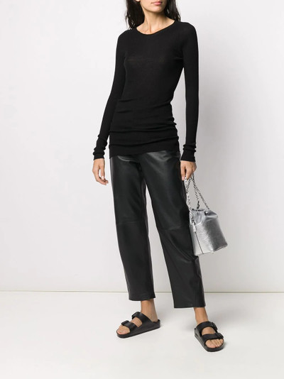 Rick Owens ribbed knit mid-length jumper outlook