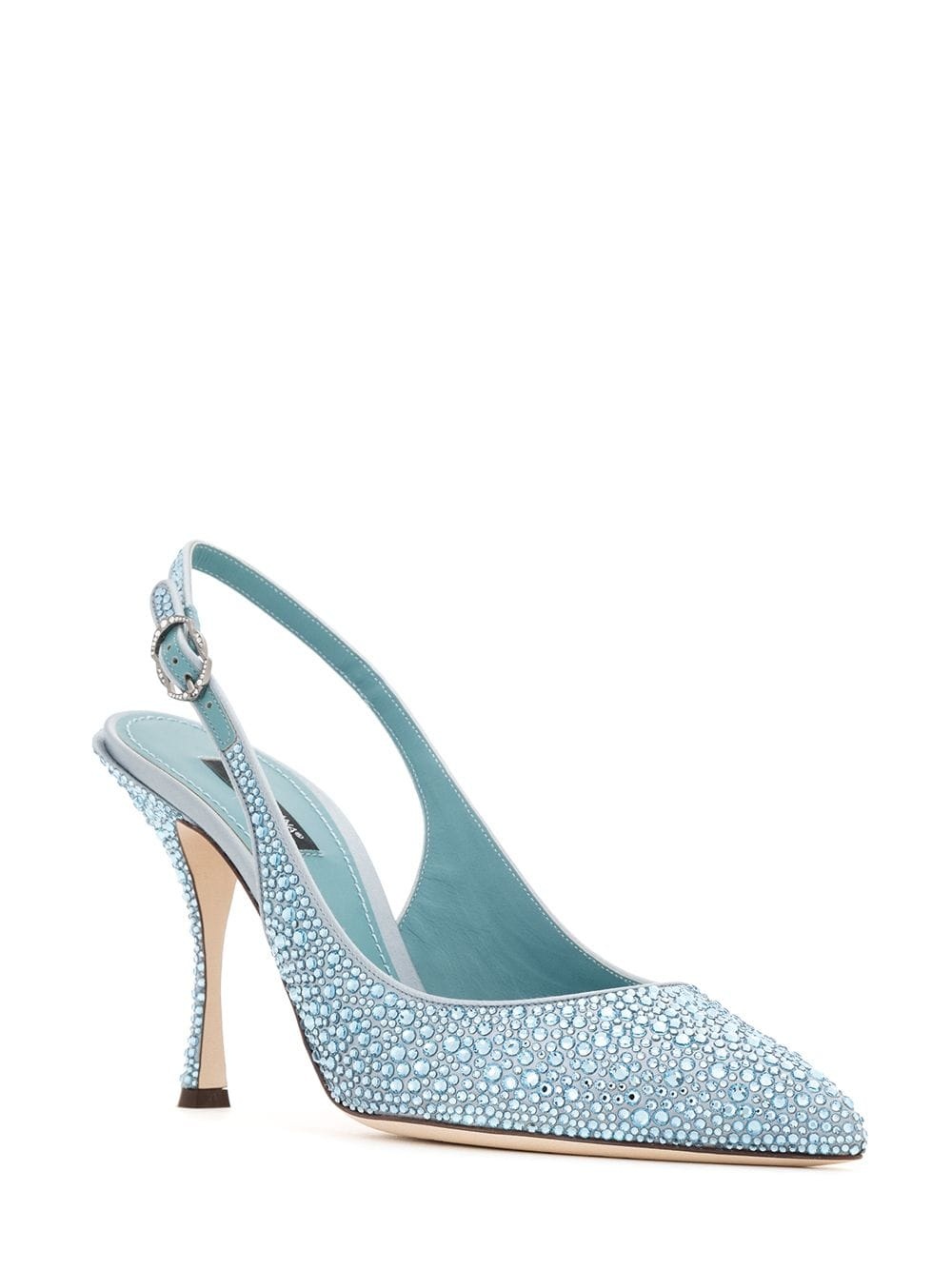 pointed crystal-embellished pumps - 2