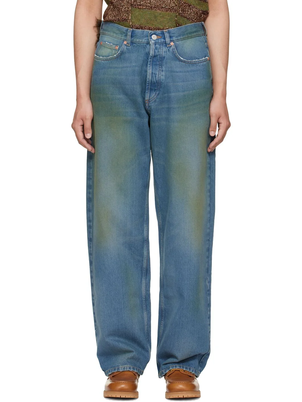 Blue Flattone Jeans - 1