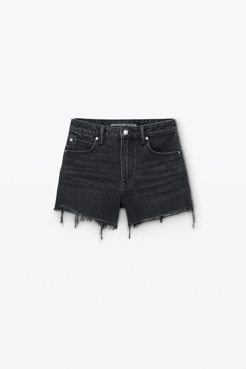 Bite High Rise Denim Short with logo pocket 1