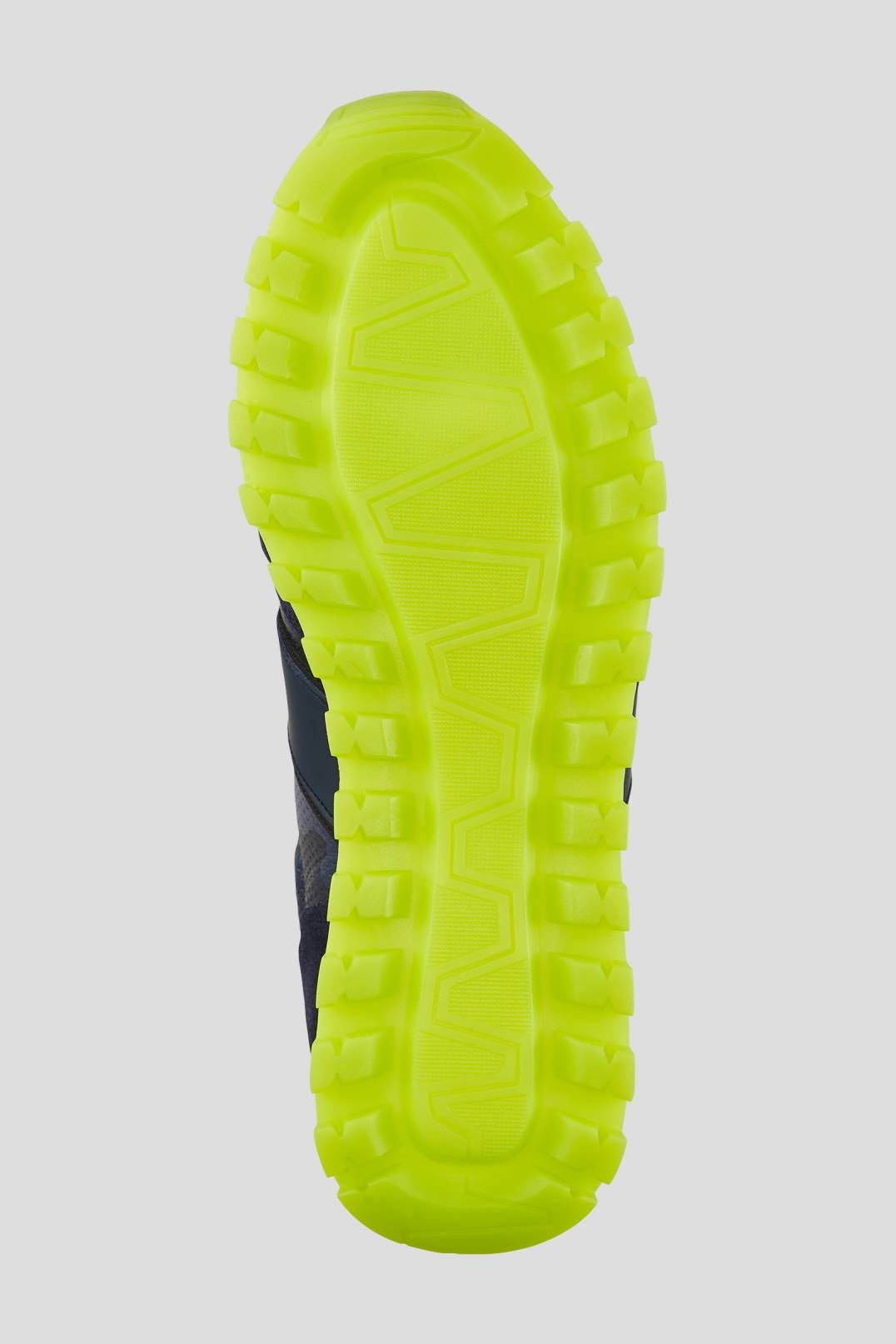 PORTO SNEAKER IN NAVY BLUE/LIME - 6