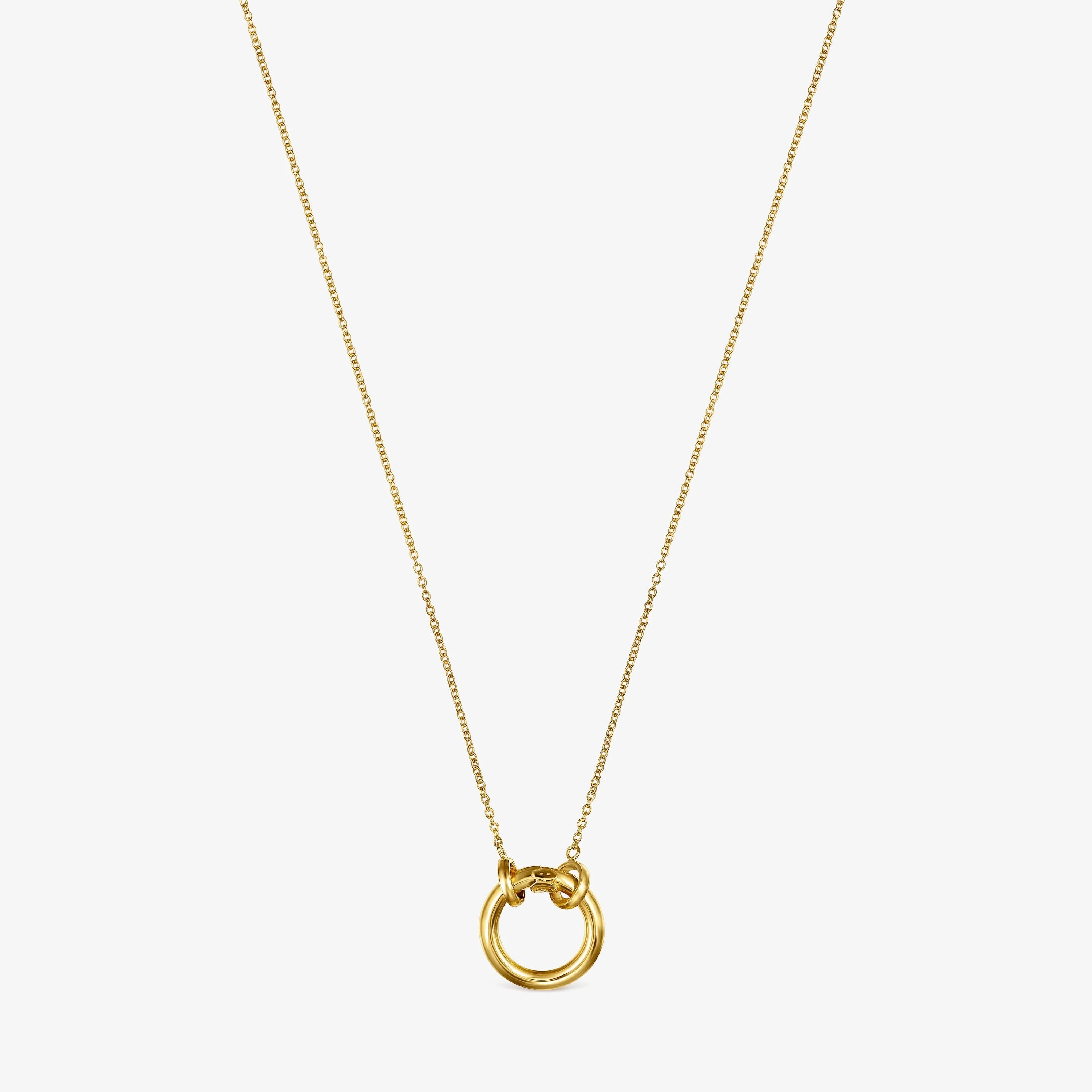 Hold small Necklace in 18K gold vermeil - 1