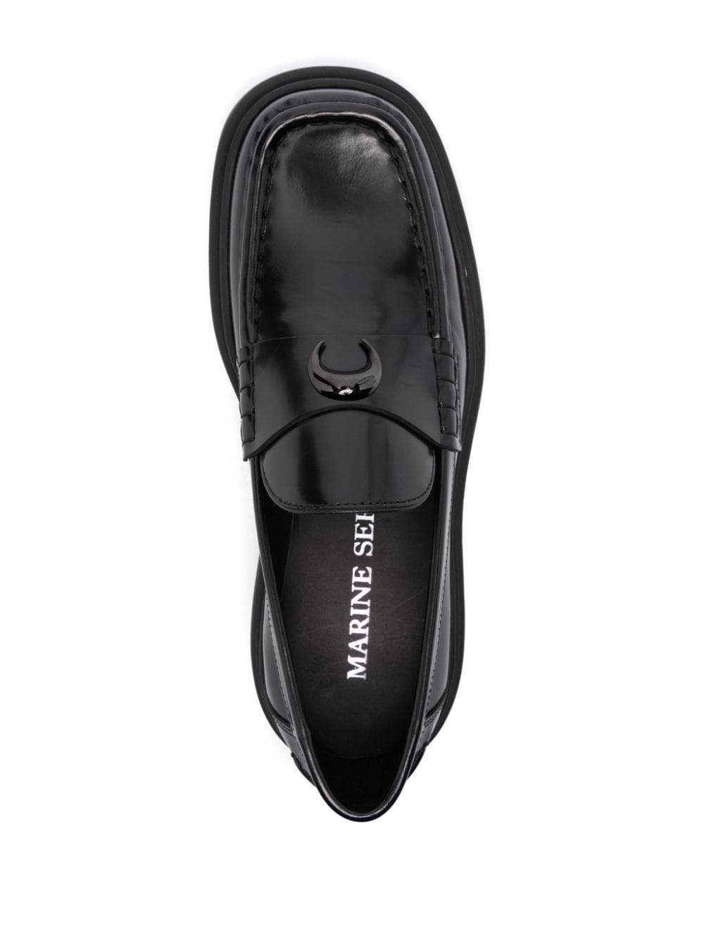 50mm leather loafers - 4